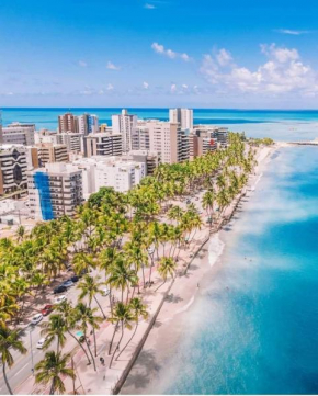 Apart Verdemar Deluxe Ponta Verde 150 m do mar e Prox a Feirinha e a Cadeira Gigante
